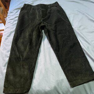 Women's TOAST Forest Green Corduroy Pants